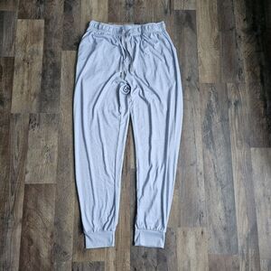 GAP Original Men's S Small Gray Poly Spandex Blend Sleep Lounge Jogger Pants...